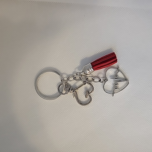 NEW! Heartbeat 💗 Keychain/Bag 🎒👜 Charm ~ Doctor Medical CNA RNA 🏥⚕️🩺👩‍⚕️ - Picture 7 of 13